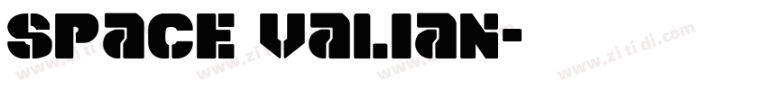 space valian字体转换